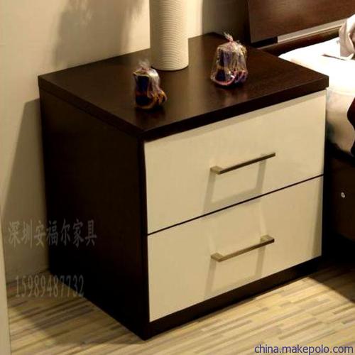 深圳厂家直销床头柜 酒店客房家具 实木床头柜图片 带抽屉床头柜